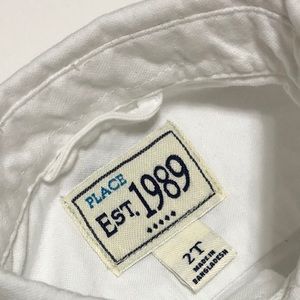 The Children's Place Shirts & Tops - Like New Long Sleeve White ButtonUp Dress Shirt 2T The Children's Place Shirts & Tops - Like New Long Sleeve White ButtonUp Dress Shirt 2T